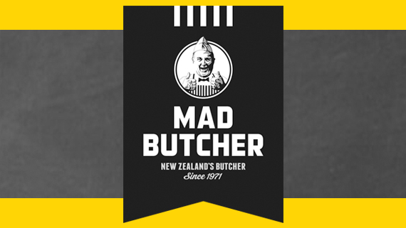 Business logo for Mad Butcher