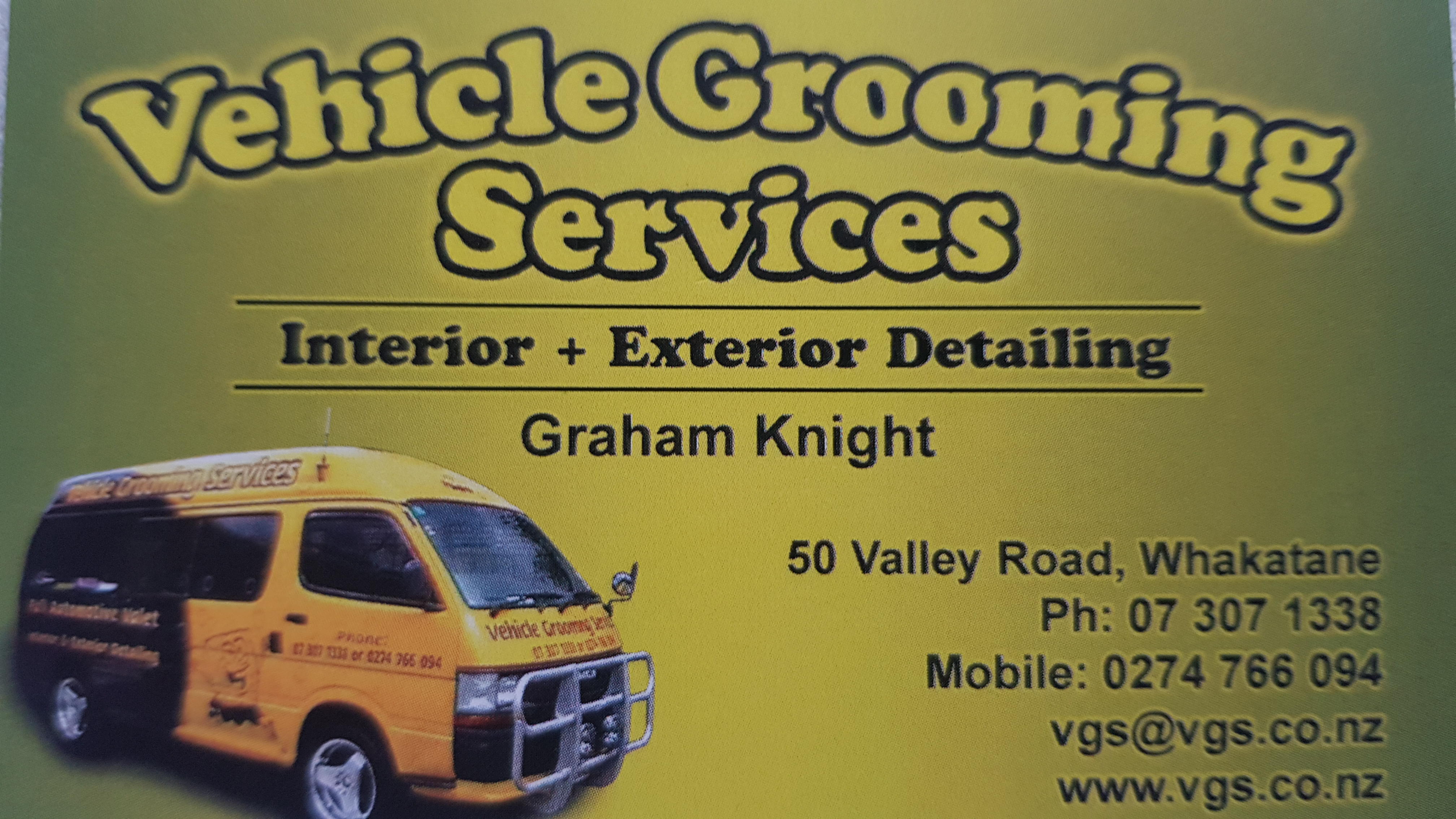 Vehicle Grooming Services